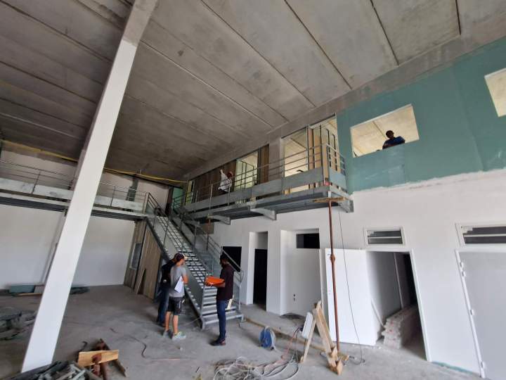Travaux de réaménagement en cours Martinique