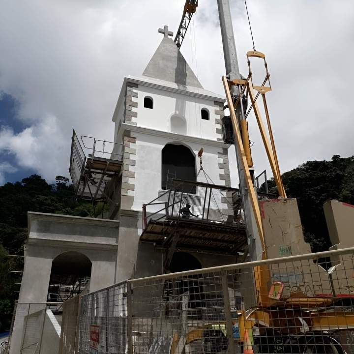 Travaux de rénovation d'église Martinique