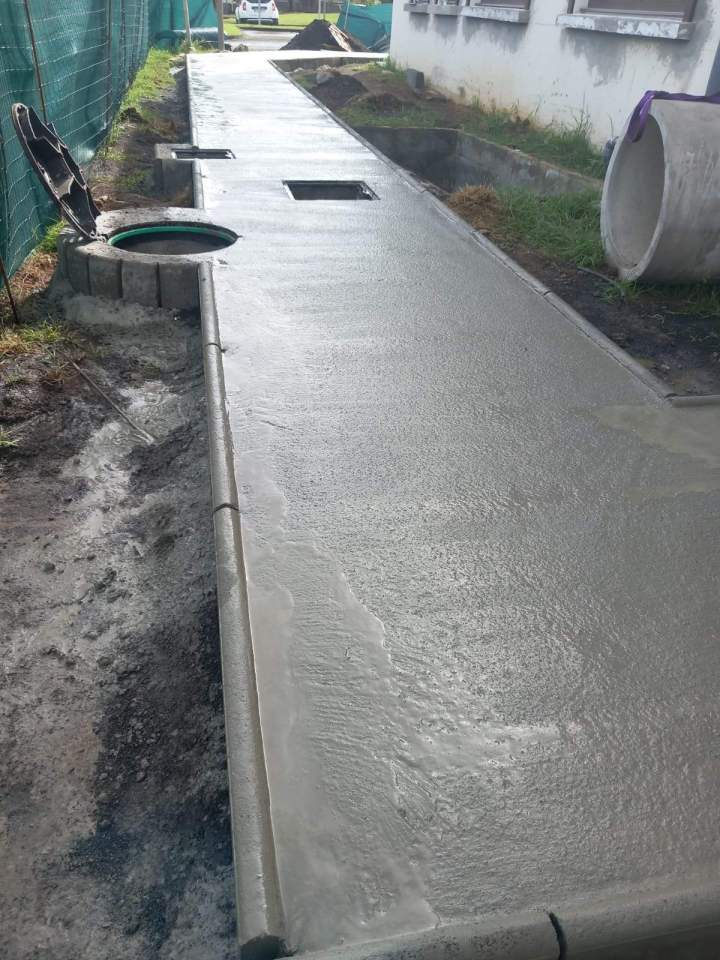 Accès piéton béton Martinique