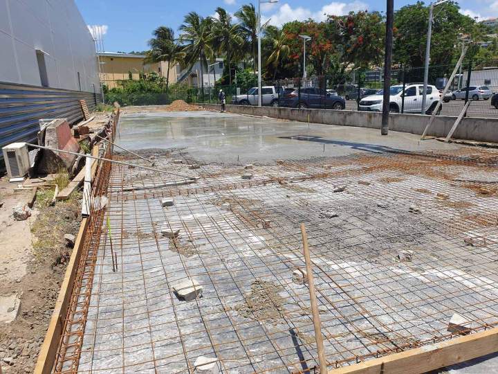 Travaux de dallage Martinique