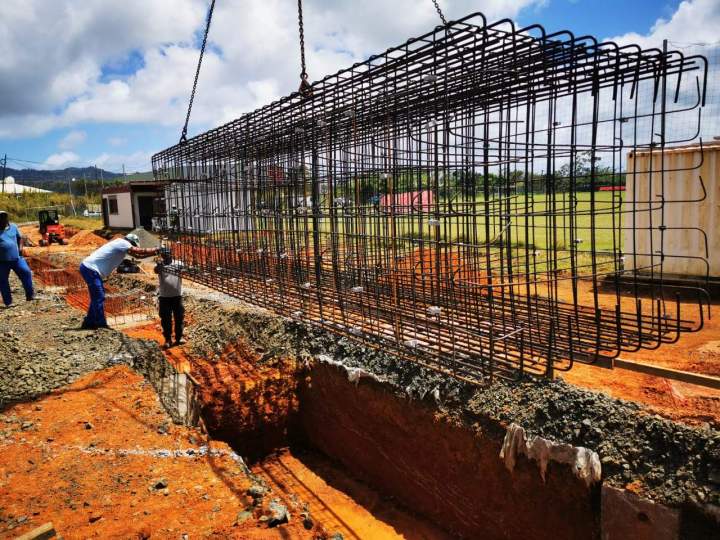 Fondation bâtiment Martinique